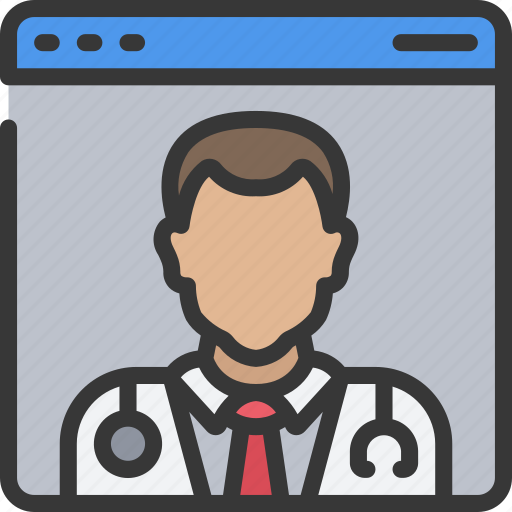 Avatar, browser, doctor, health, online, user, website icon - Download on Iconfinder