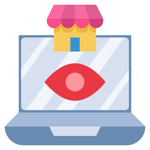 Vision, commerce, shopping, online, store, market icon - Free download