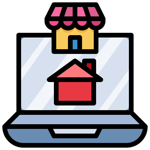 House, commerce, shopping, online, store, market icon - Free download