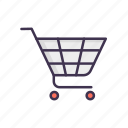 shop, trolley, cart, shopping