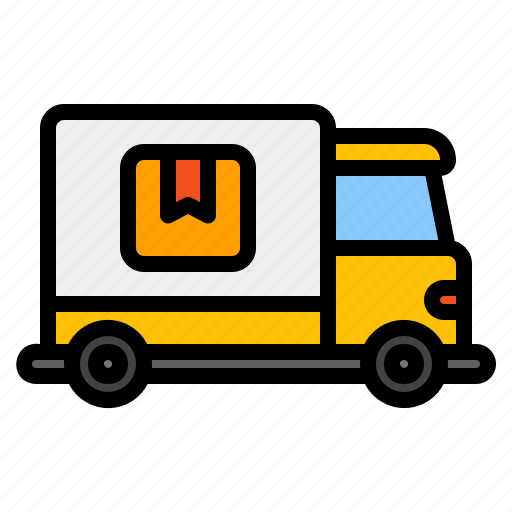 Delivery, truck, shipping, package, cargo, logistic, parcel icon - Download on Iconfinder