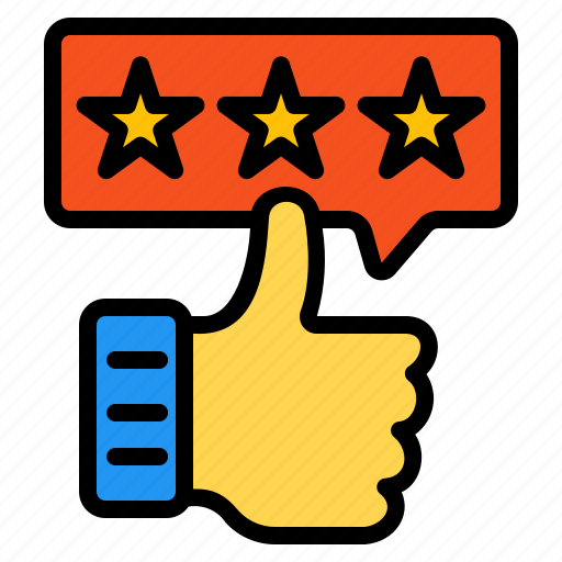 Satisfaction, guaranteed, feedback, review, rating, star, like icon - Download on Iconfinder
