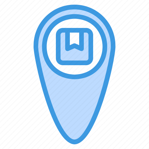 Location, map, pin, navigation, place, delivery, package icon - Download on Iconfinder
