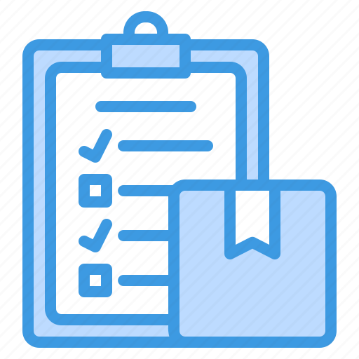 Packing, list, checklist, clipboard, report, package, box icon - Download on Iconfinder