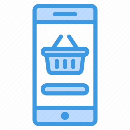 Mobile, shopping, phone, smartphone, ecommerce, shop, cart icon - Download on Iconfinder