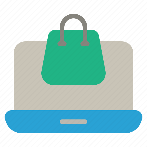 Bag, ecommerce, internet, laptop, online, shopping icon - Download on Iconfinder