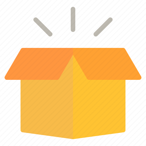 Box, delivery, open, shipping, package, parcel, product icon - Download on Iconfinder