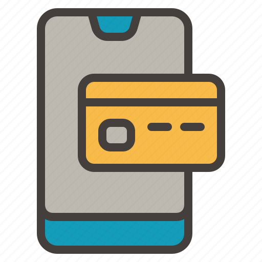 Credit card, mobile phone, money, payment, shopping, smartphone, card icon - Download on Iconfinder