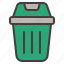delete, remove, trashcan, bin, garbage, trash, commerce, online, shopping 