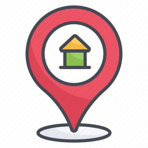 Pin, location, map, direction, home icon - Download on Iconfinder