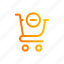 delete, cart, shopping, shop, trolley 