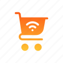 shopping, cart, commerce, and, trolley, shop
