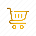 shopping, cart, shop, trolley