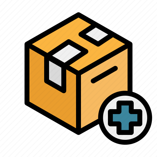 Add Boxes Package Product Unbox Warehouse Icon