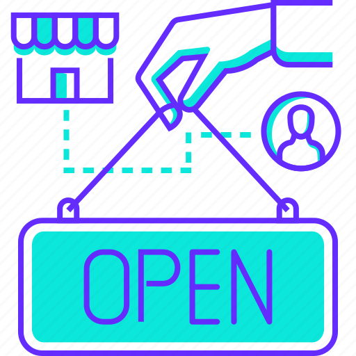 Ecommerce, online, open, sale, shop, shopping, store icon - Download on Iconfinder