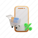 cart 3d, shopping 3d, cart, buy, ecommerce 3d, shopping bag 3d, 3d bag