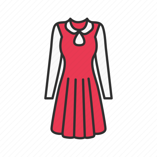 Clothes, dress, red dress, women's clothes icon - Download on Iconfinder