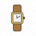 analog, gold watch, watch, wristwatch 