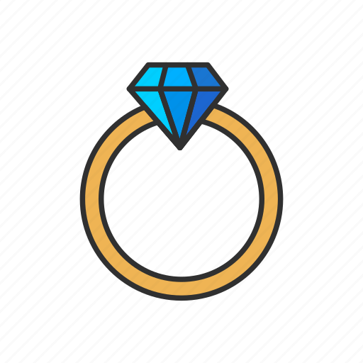 Diamond, gold, jewelry, ring icon - Download on Iconfinder