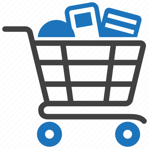 Groceries, grocery, shopping cart icon - Download on Iconfinder