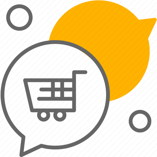 Online, shopping, trolley, chat icon - Download on Iconfinder