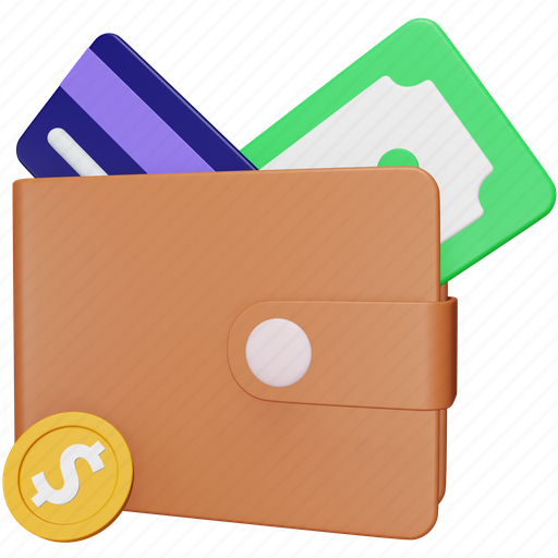 Cashback, wallet, shopping, money, cash, payment, credit card 3D illustration - Download on Iconfinder