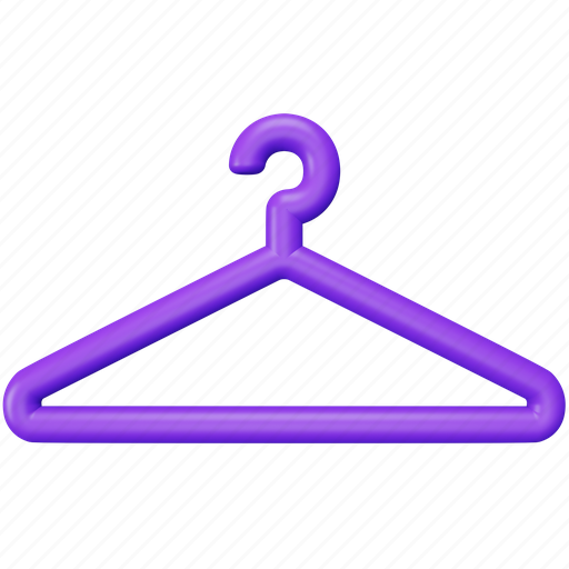 Cloth, hanger, shopping, laundry, fabric, shop 3D illustration - Download on Iconfinder