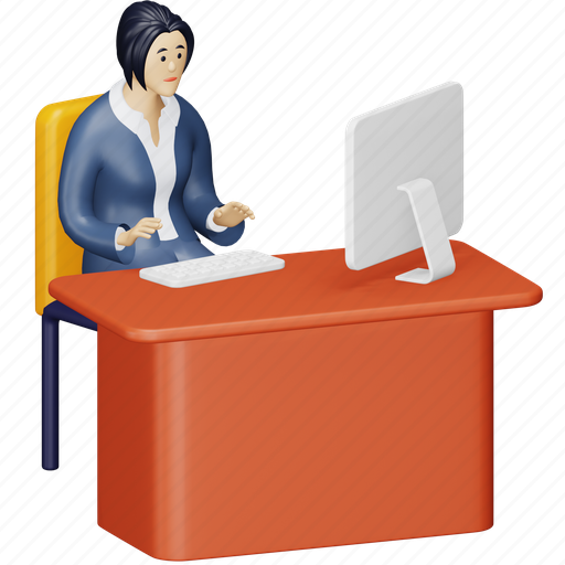 Customer, support, shopping, online, shop, office, furniture 3D illustration - Download on Iconfinder