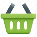 shopping, basket, online, shop, sale, purchase, 3d, element