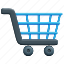shopping, cart, online, shop, sale, purchase, 3d, element