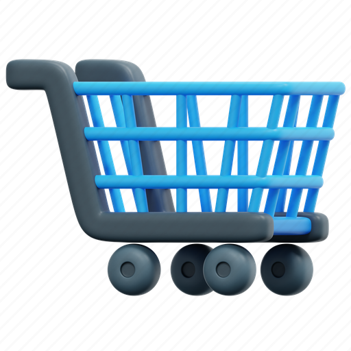 Shopping, cart, online, shop, sale, purchase, 3d 3D illustration - Download on Iconfinder