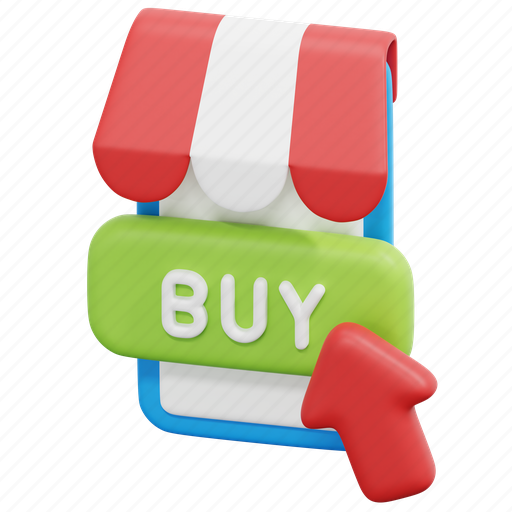 Purchase, buy, online, shop, shopping, sale, store 3D illustration - Download on Iconfinder