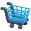 shopping, cart, online, shop, sale, purchase, 3d, object 