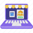 shopping, laptop, online, buy, sale, clothes, internet 