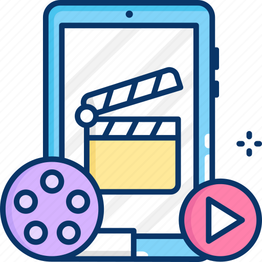 Movies, movie, smartphone, film icon - Download on Iconfinder