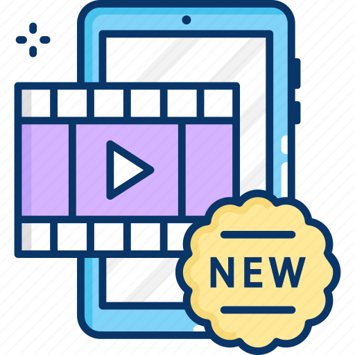 Movies, new, mobile, smartphone, video icon - Download on Iconfinder