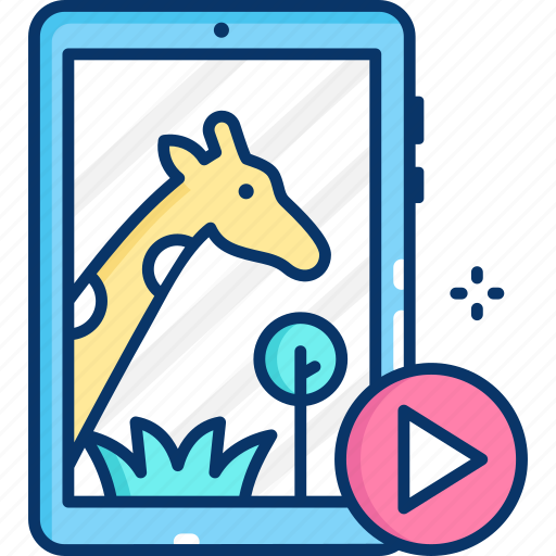 Wildlife, animals, video, mobile app icon - Download on Iconfinder