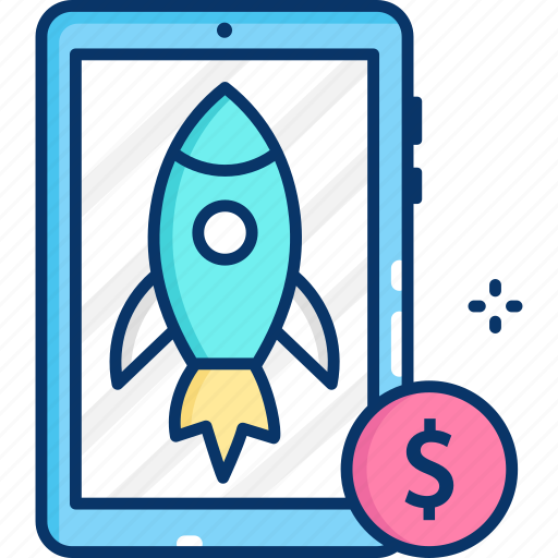 Upgrade, rocket, mobile, dollar icon - Download on Iconfinder