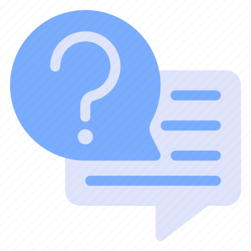 Faq, conversation, question, communication icon - Download on Iconfinder