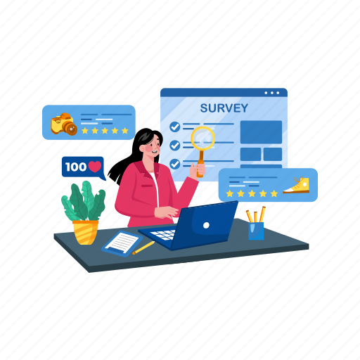 Customer, report, marketing, web, review, application, questionnaire icon - Download on Iconfinder