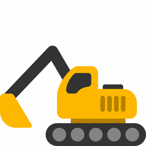 Crawler, digger, excavator, tractor icon - Download on Iconfinder