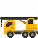 autocrane, crane, mobile, truck