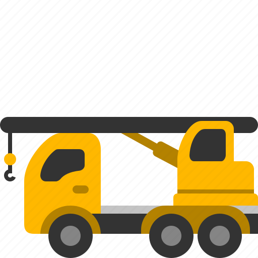 Autocrane, crane, mobile, truck icon - Download on Iconfinder