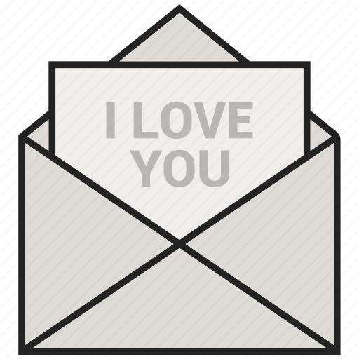 Envelope, i love you, letter, love, mail, message, open letters icon - Download on Iconfinder