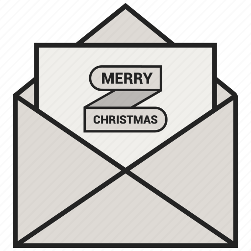 Christmas, greeting card, letter, open letters icon - Download on Iconfinder