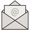envelope, letter, mail, open letters, open mail