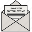envelope, i love you, letter, love, mail, message, open letters 