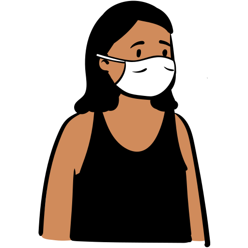 Bust, mask, covid illustration - Free download on Iconfinder