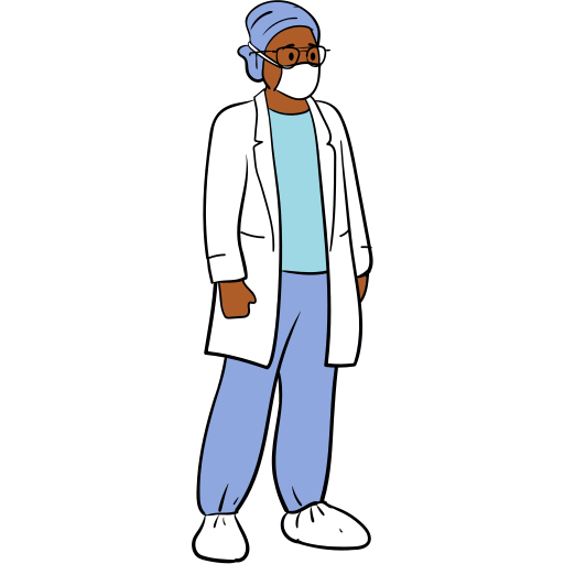 Doc, nurse, covid illustration - Free download on Iconfinder