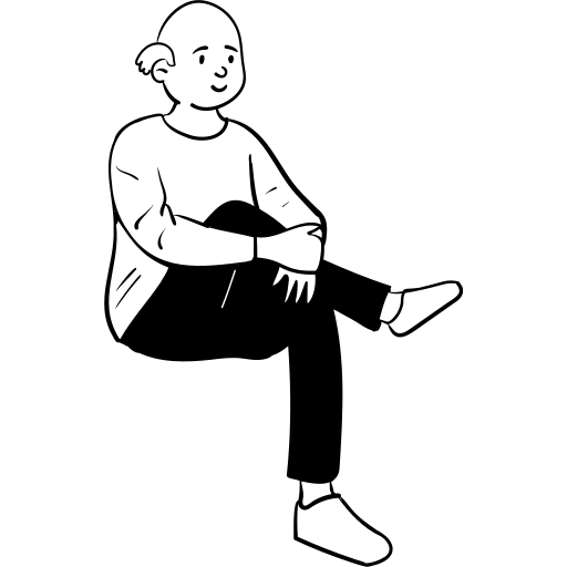 Peep, sitting, human illustration - Free download